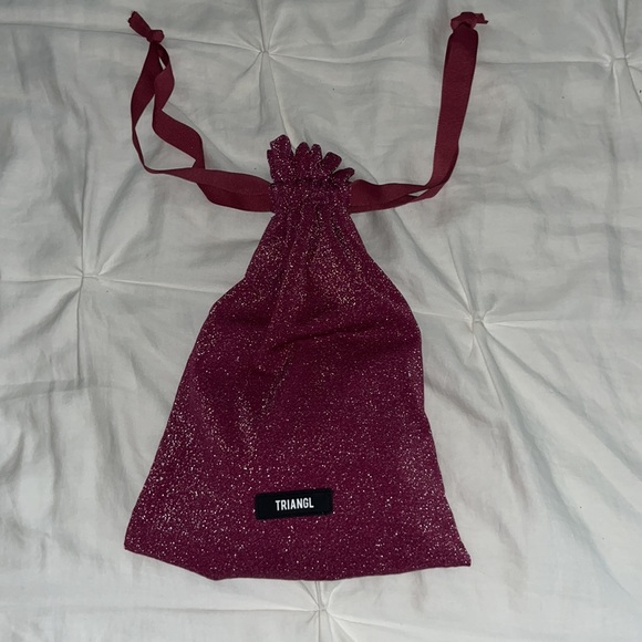 Traingl bikini - violet sparkle - Picture 5 of 5